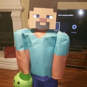 Halloween costume, Steve mine craft